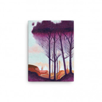 Abstract tree purple